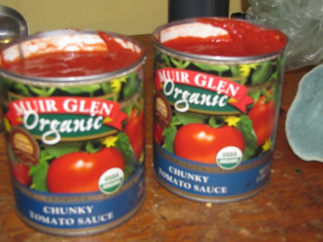 organic tomato sauce